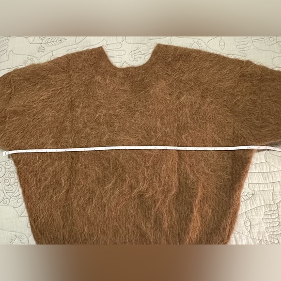NWOT ba&sh Fill Twist Back Alpaca Sweater Sz M Marron Brown - Picture 5 of 9